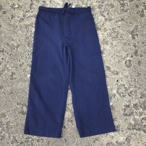 🚀SOLD ON INSTA🚀 Vintage 40s 1940s Navy Blue Cotton Drawstring Sailor Pants